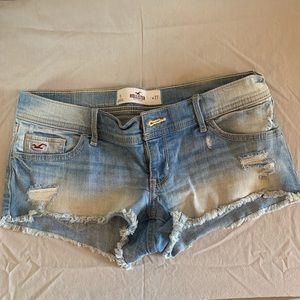 Hollister low rise denim shorts